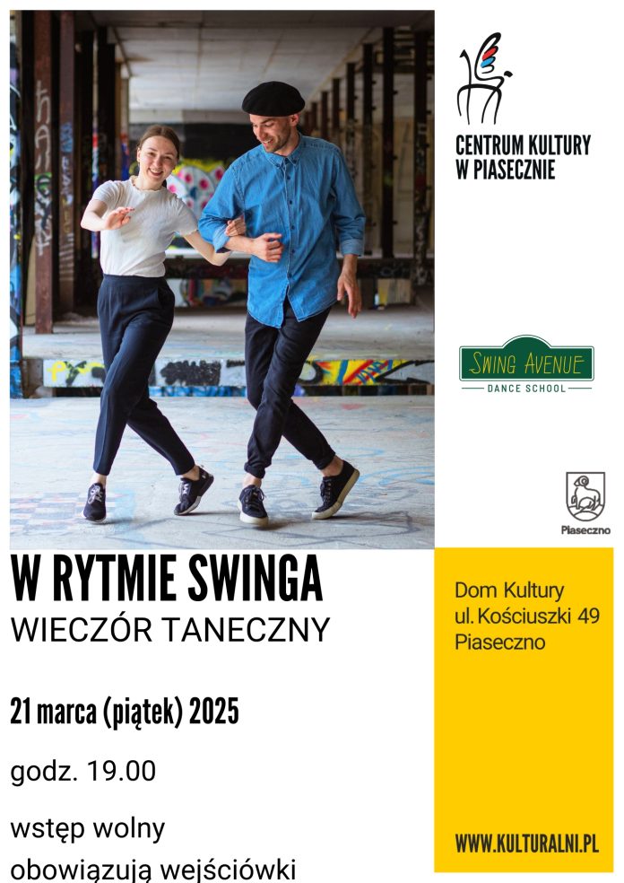 W rytmie swinga wieczór taneczny w Piasecznie