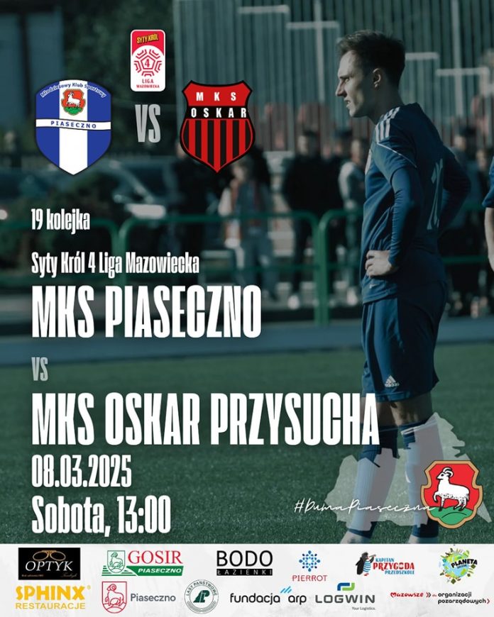 MKS Piaseczno vs SKS Oskar Przysucha mecz piłki nożnej w Piasecznie