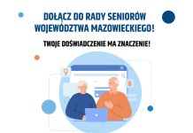 plakat Nabór kandydatów do Rady Seniorów Województwa Mazowieckiego - kadencja II