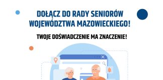 plakat Nabór kandydatów do Rady Seniorów Województwa Mazowieckiego - kadencja II