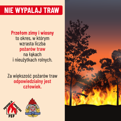 stop pożarom traw