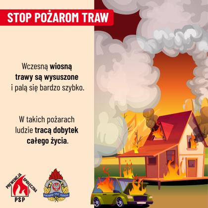 stop pożarom traw