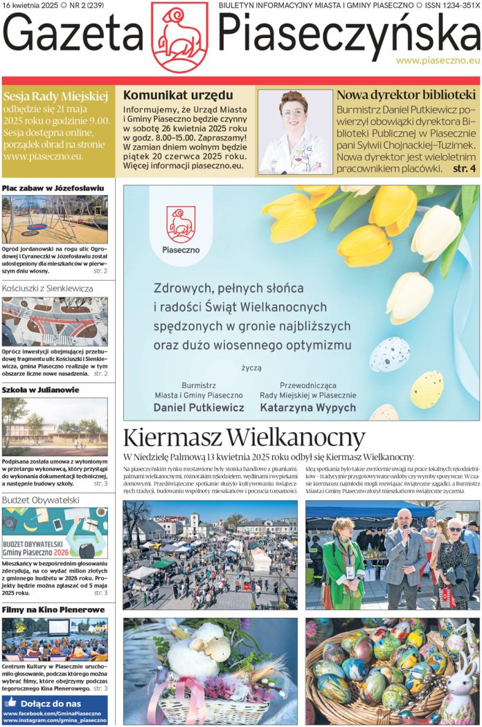 Gazeta Piaseczyńska nr 2/2025