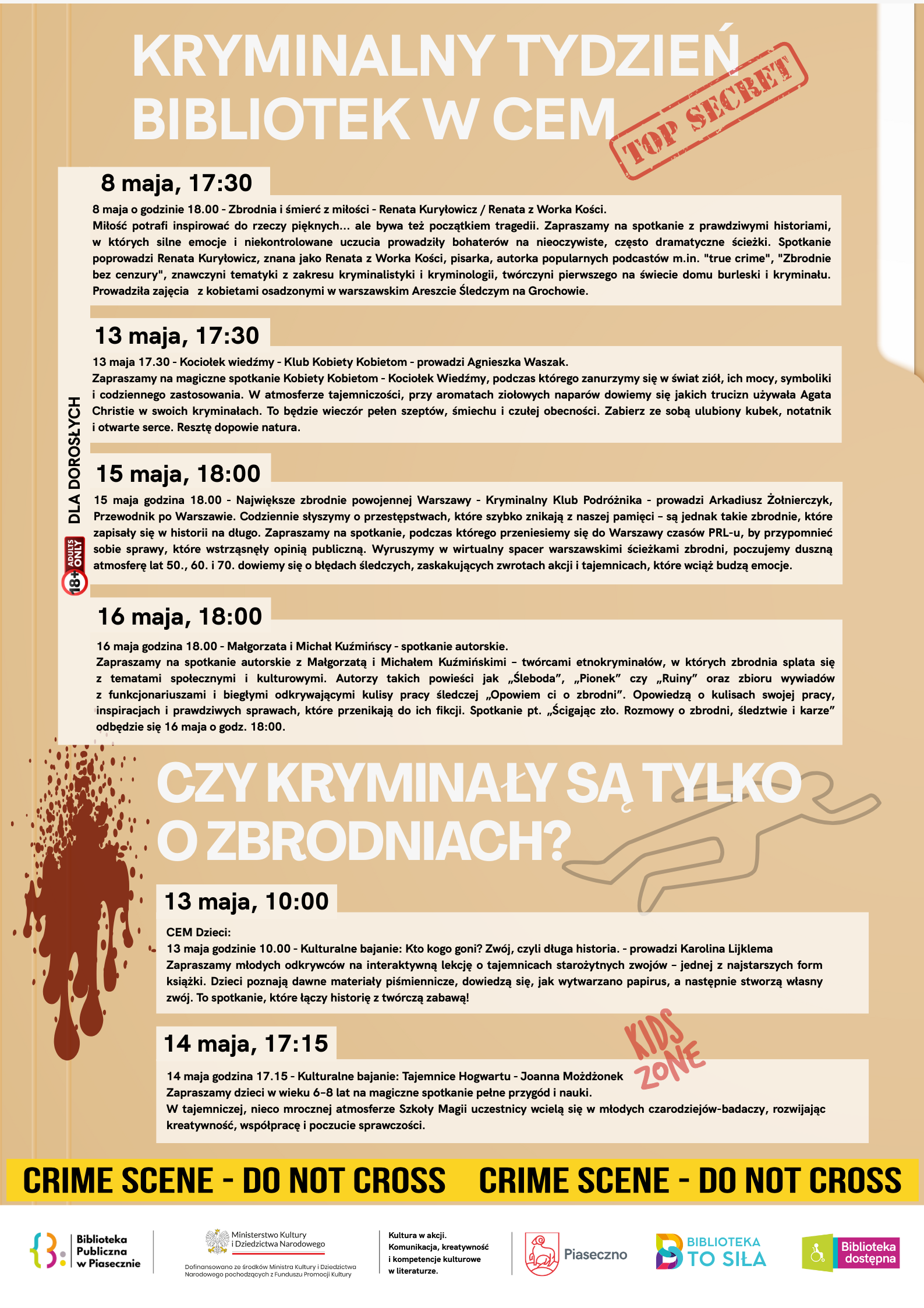 Kryminalny Tydzień Bibliotek 2025