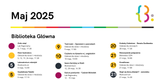 Maj 2025 w Bibliotece Publicznej w Piasecznie