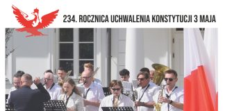 plakat 234. rocznica uchwalenia Konstytucji 3 Maja