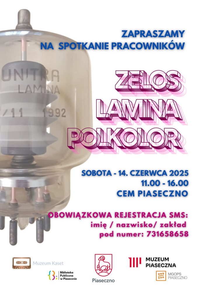 plakat z terminem spotkania, na obrazku stara żarówka