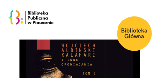 Albińscy z Kalahari Dominik Albiński pisarz i rzeźbiarz z Kalahari - wernisaż w Piasecznie