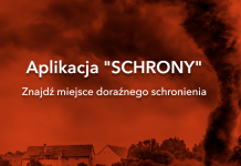 Aplikacja SCHRONY - znajdź miejsce doraźnego schronienia