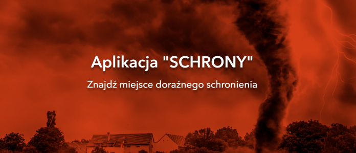 Aplikacja SCHRONY - znajdź miejsce doraźnego schronienia