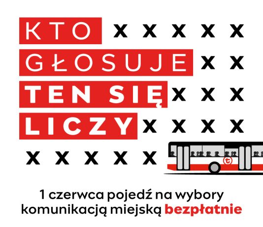 grafika - bezpłatne autobusy 1 czerwca wybory