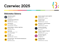Biblioteka główna Czerwiec 2025 w Bibliotece Publicznej w Piasecznie