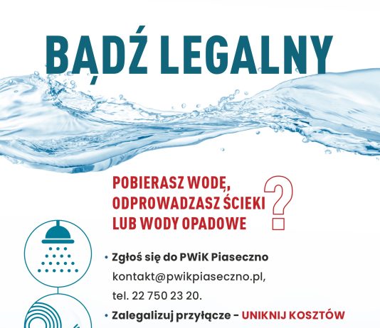 Bądź legalny - akcja PWiK Piaseczno
