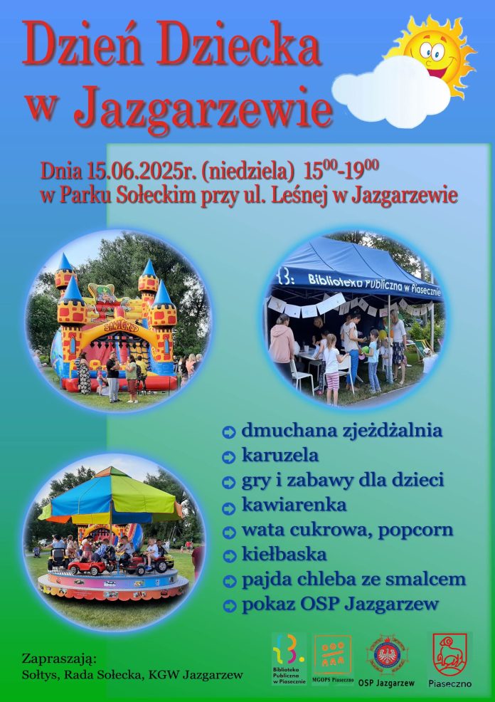 plakat Dzień Dziecka w Jazgarzewie