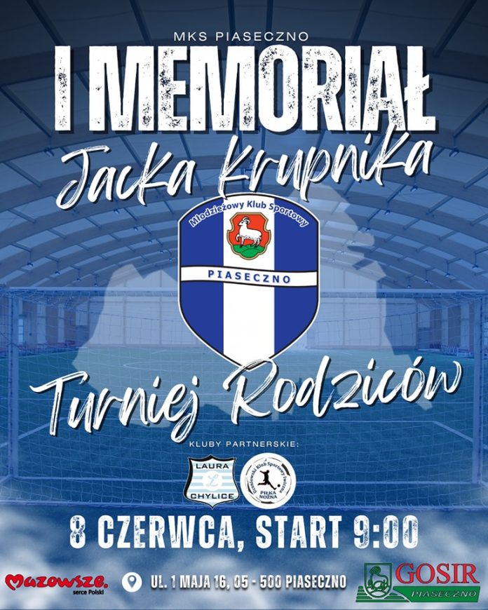 plakat I Memoriał Jacka Krupnika w Piasecznie
