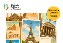 Kartka z wakacji wakacyjny konkurs Biblioteki Publicznej w Piasecznie