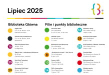Lipiec 2025 w Bibliotece Publicznej w Piasecznie