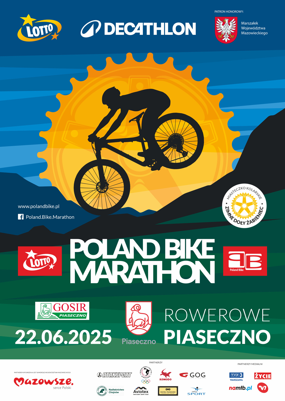 plakat LOTTO Poland Bike Marathon Piaseczno 2025
