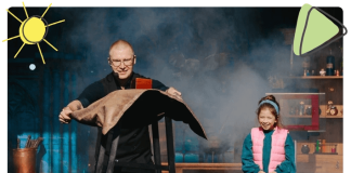 Kacper Mysiorek pokaz iluzji Magiczny Plac Zabaw w Piasecznie