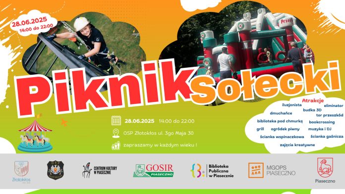 banner Piknik sołecki w Złotokłosie 2025