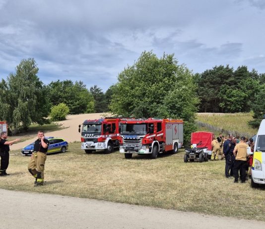 Poszukiwanie zaginionych osób - ćwiczenia służb na terenie gminy Piaseczno