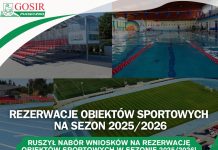 REZERWACJE OBIEKTÓW SPORTOWYCH - Przyjmowanie wniosków do 31 lipca 2025