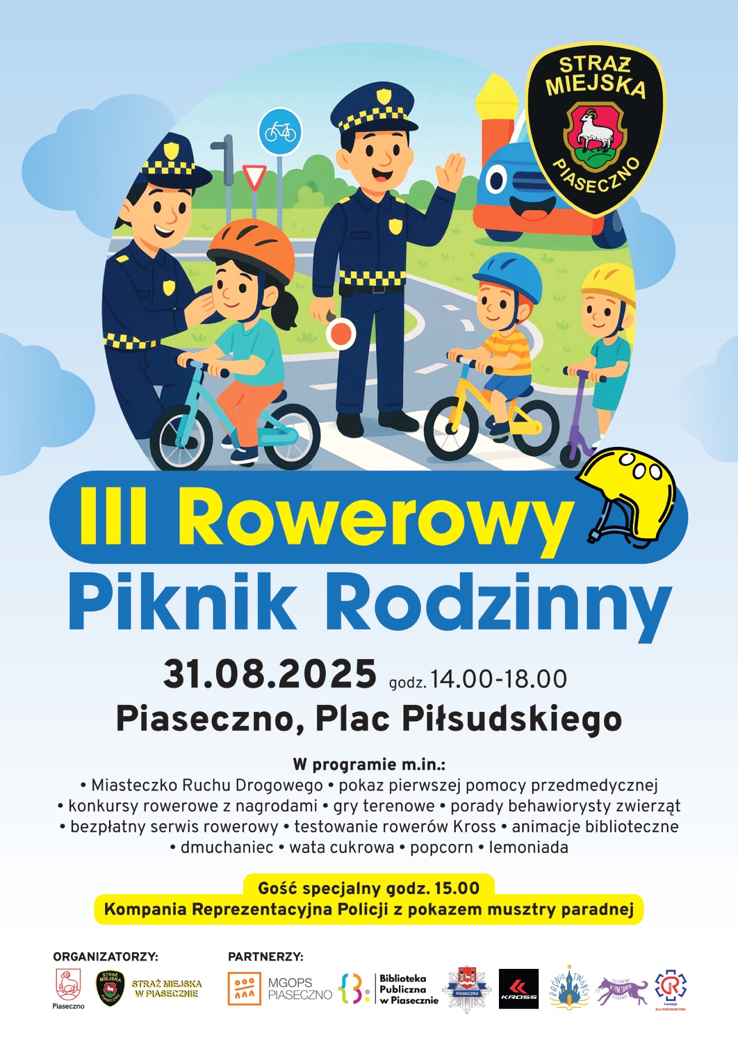 plakat Rowerowy piknik w Piasecznie 2025