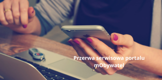 Przerwa serwisowa portalu mObywatel