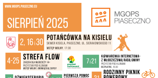 Sierpień 2025 z MGOPS Piaseczno