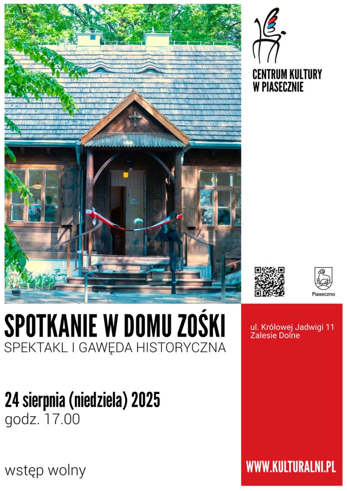 Spektakl i gawęda historyczna spotkanie w Domu Zośki Zalesie Dolne
