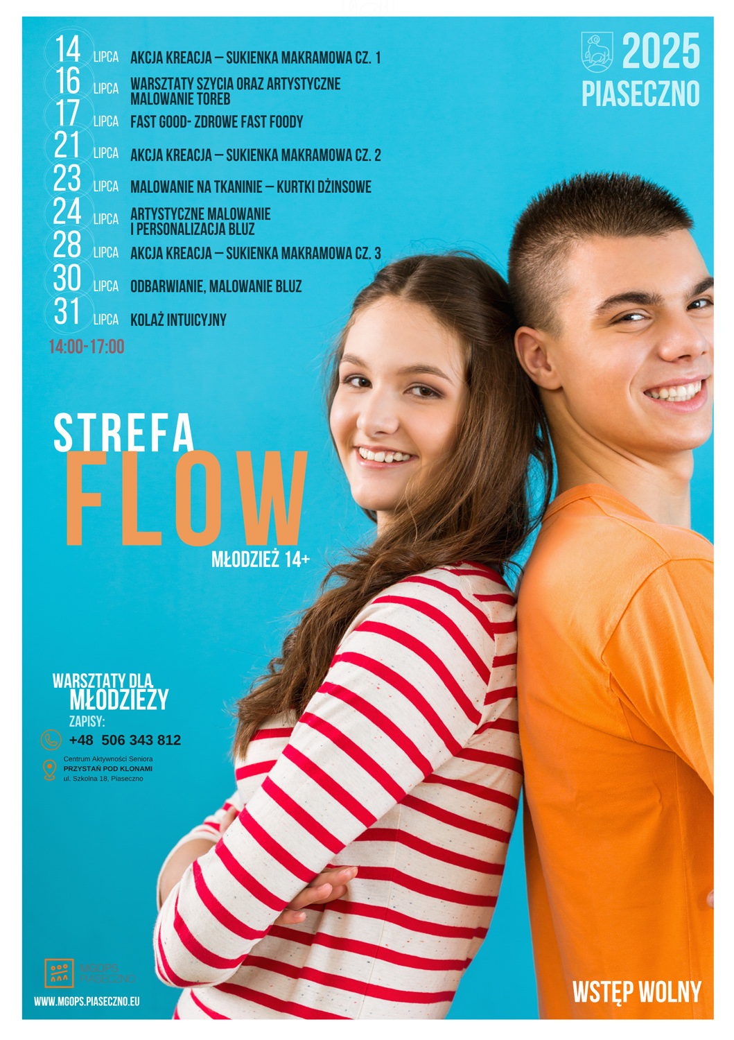 Strefa Flow wakacyjne zajęcia dla młodzieży w Piasecznie