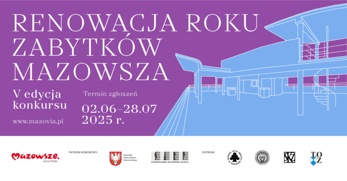 V edycja konkursu Renowacja Roku Zabytków Mazowsza
