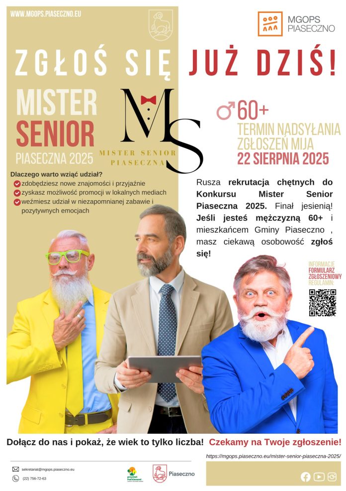 Wybory Mistera Seniora Piaseczna 2025