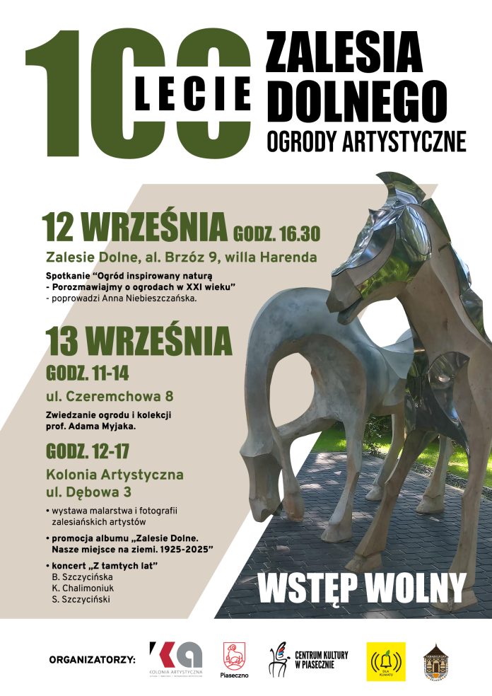100-LECIE ZALESIA DOLNEGO OGRODY ARTYSTYCZNE