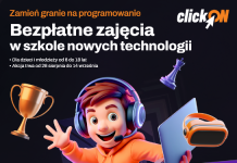 Plakat z terminami warsztatów