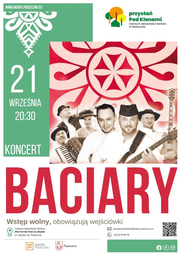 Koncert zespołu Baciary w Piasecznie