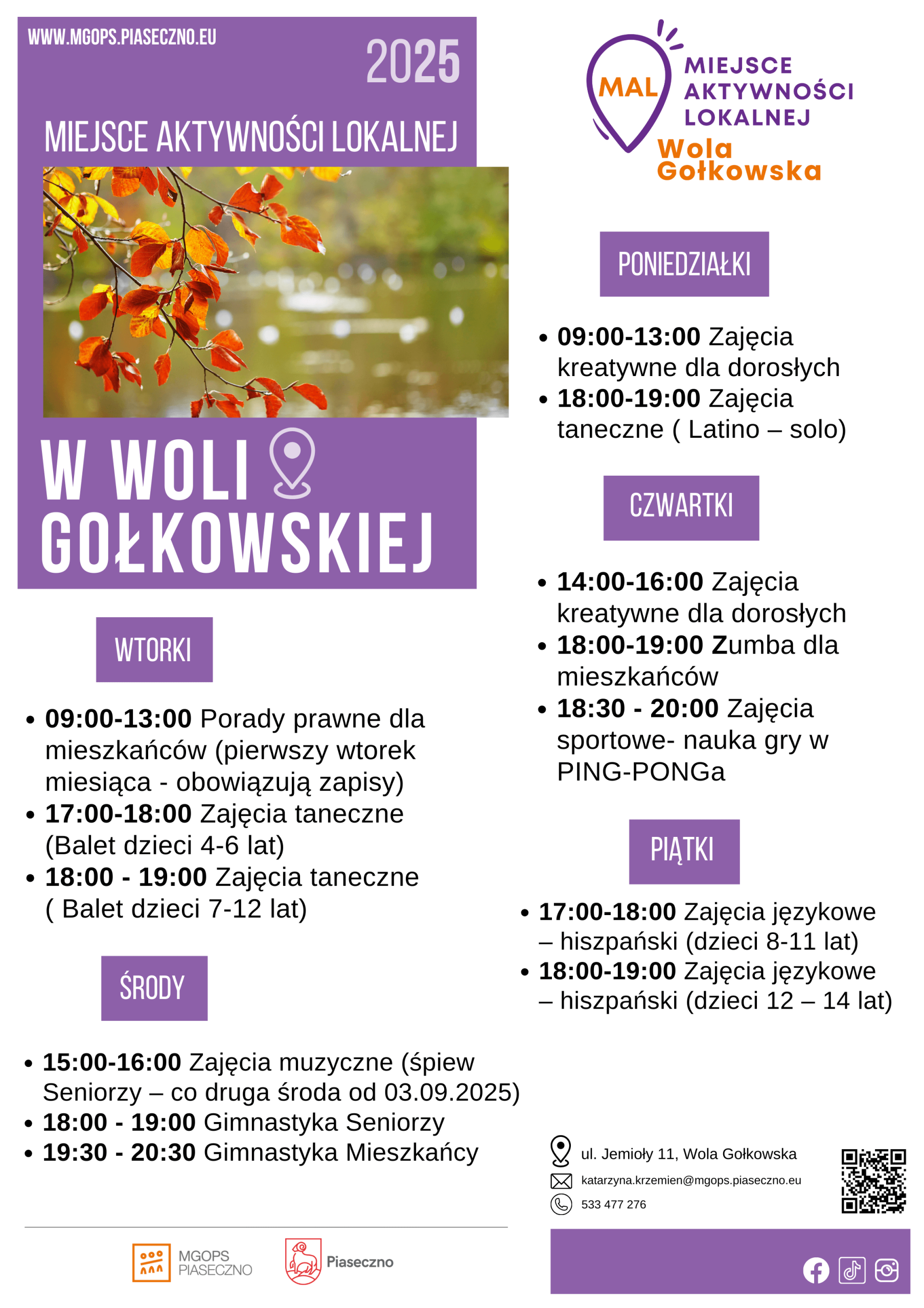 Miejsce Aktywności Lokalnej w Woli Gołkowskiej