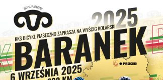 Piaseczyński Baranek 2025 plakat ze zdjęciem rowerzystów