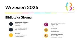 Wrzesień 2025 w Bibliotece Publicznej w Piasecznie