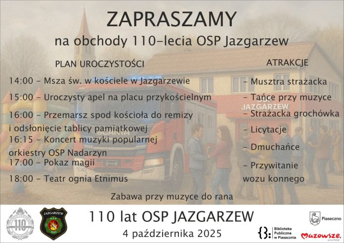 110 lat istnienia OSP Jazgarzew