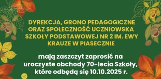 70-lecie Krauzówki jubileusz Szkoły Podstawowej nr 2 im. Ewy Krauze w Piasecznie