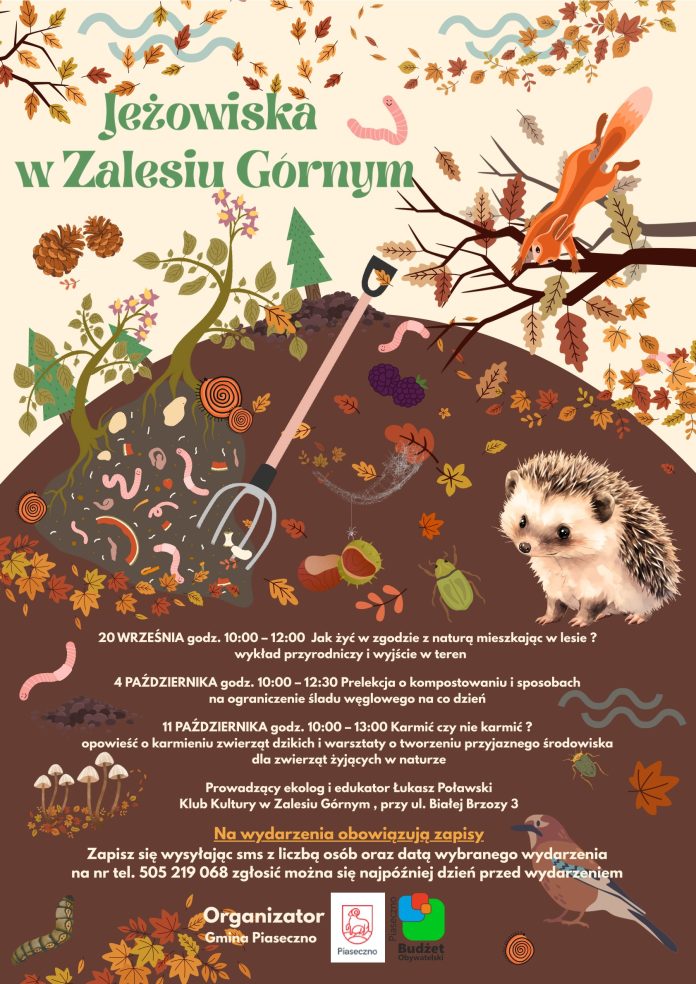 JEŻOWISKA W ZALESIU GÓRNYM