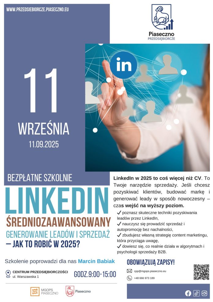 LinkedIn średniozaawansowany generowanie leadów i sprzedaż jak to robić w 2025 r.