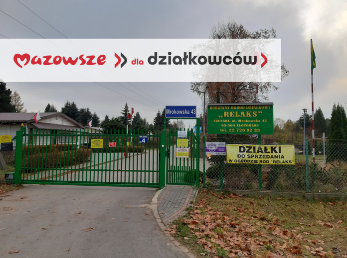 ogrody działkowe w Szczakach