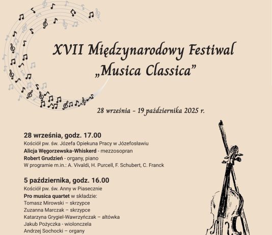Międzynarodowy Festiwal Musica Classica 2025 na terenie gminy Piaseczno