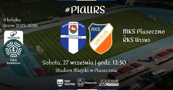 MKS Piaseczno vs RKS Ursus mecz piłki nożnej w Piasecznie