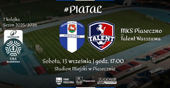 MKS Piaseczno vs Talent Warszawa - mecz piłki nożnej w Piasecznie