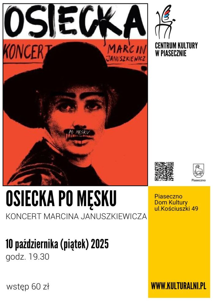 Osiecka po męsku koncert Marcina Januszkiewicza w Piasecznie