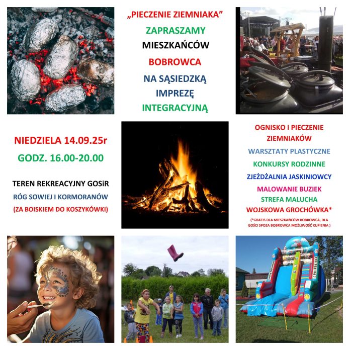 Pieczenie ziemniaka w Bobrowcu