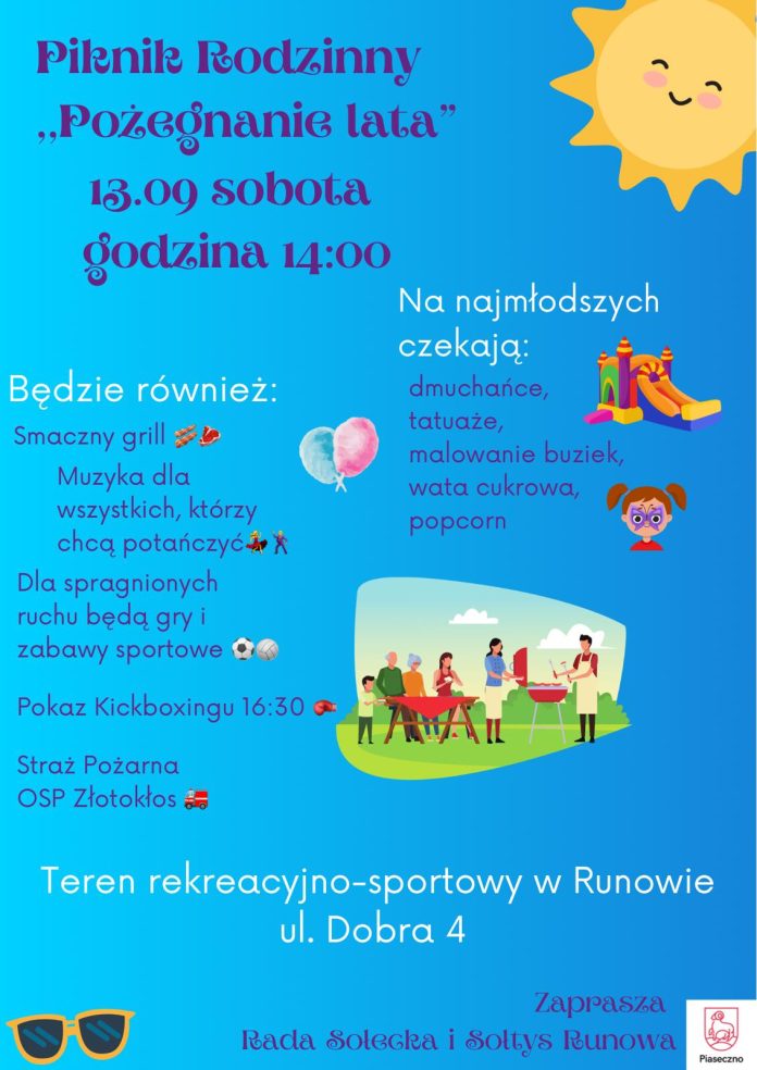piknik w Runowie - Pożegnanie lata
